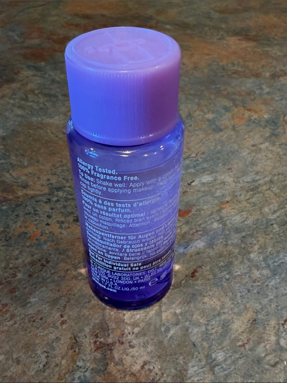 Clinique Take The Day Off Makeup Remover - Purple NWT 1.7 fl oz/50 ml - Picture 2 of 2